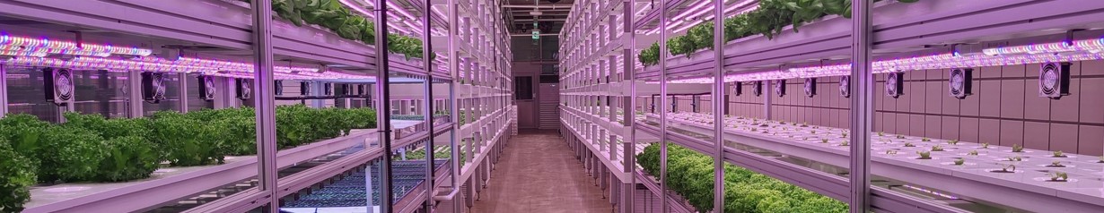 Vertical Farming with own inhouse-climate and digital smart farming - Sustainable and scalable